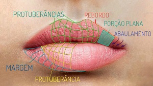 Diretrizes anatômicas para preenchimento de lábios